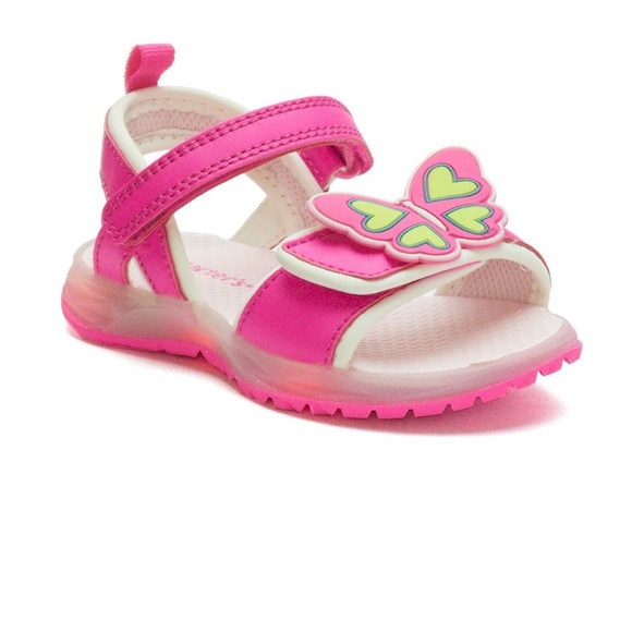 girls light up sandals